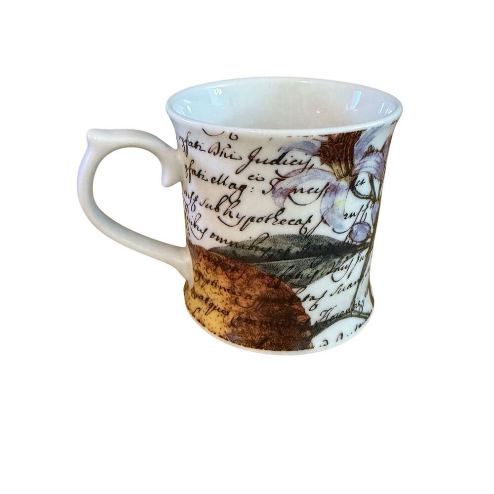 Rosanna Artistic Floral Coffee Mug‎ with Writing